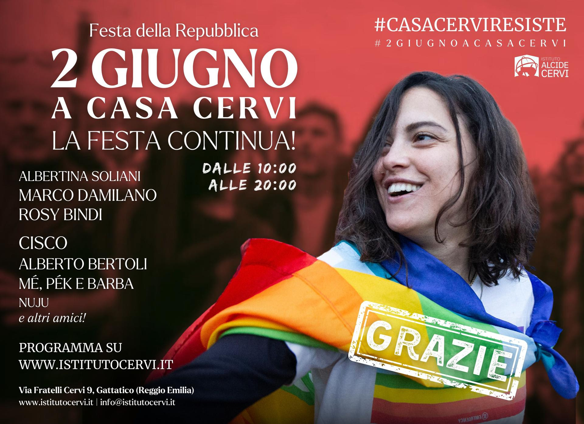 2 giugno 2024 a Casa Cervi — La Festa continua! - Paesaggi della memoria